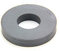 First4magnets 72mm Außendurchmesser x 30mm Innendurchmesser x 12mm dicken Y30BH Ferrit Ring Magnet-6,4 kg Pull (1 Packung), Metall, Silver, 25 x 10 x 3 cm