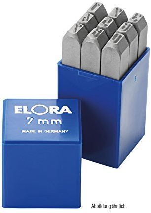 Elora Schlagziffern-Satz, 9-teilig, 400Z-5 mm, 0400000050000