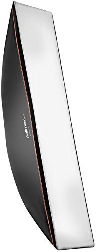 Walimex pro Softbox Orange Line 40x180, um 360° drehbar, einfacher Aufbau, inkl. Diffusoren und Transporttasche, ideal für Produkt- und Peoplefotografie