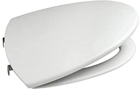 Roca A801442004 Veranda - Asiento para Inodoro con Caida Amortiguada, Blanco