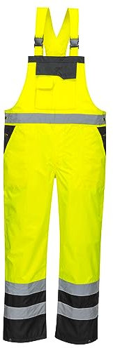 Portwest S488 Salopette Contrast, Sfoderato, Giallo/Nero, M