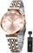 CIVO Womens Watches Analogue Designer Stainless Steel Elegant Ladies Watches Rose Gold Waterproof Classic Dress Casual Wrist Watches for Woman