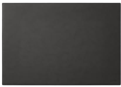 Eglooh - Mercurio - Schreibtischunterlage aus Leder Anthrazit Grau cm 80x50 - Handwerkliche Nähte und rutschfester Boden - Made in Italy