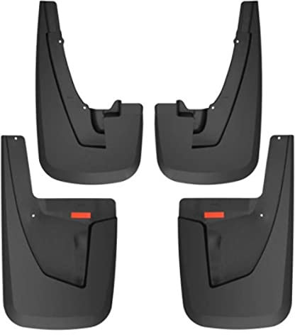 Husky Liners Custom Mud Guards Front and Rear Mud Guard Set fits 2019-2021 Dodge Ram 2500 Vehicle Does Not Have Ram OEM Fender Flares