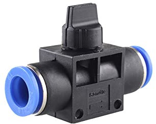 ezqnirk 1 PPCS Ajuste neumático Conector rápido Conectores de Tubo de Manguera de Agua de Aire Empuje de plástico en Enchufe,HVFF,OD 4mm
