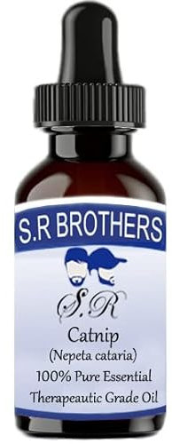 S.R.Brothers Catnip (Nepeta Cataria) 100% Pure Therapeutic Essential Oil (50ml)