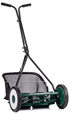 American Lawn Mower Company 1725-16GC - Falciatrice a 7 lame, 40,6 cm, con falciatrice per erba, colore: verde