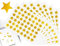 ZoeTekway 1620 Stück Gold Aufkleber Sterne Belohnungssticker Sterne Aufkleber Sterne Zum Aufkleben für Kinder Belohnung Schüler Lehrer Sterne Sticker