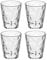Koziol Superglas Club No.1 – 4er Set Trinkgläser à 250ml, unzerbrechliches Wasserglas Set aus Kunststoff, Kristallgläser, stapelbar, spülmaschinenfeste Wassergläser, für Gartenparty, Camping, Cocktail