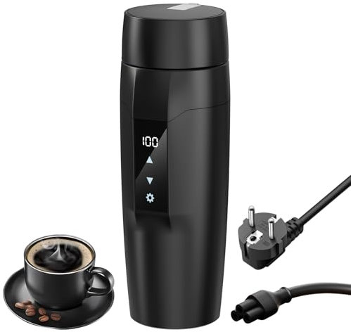 Small Travel Electric Kettle,Portable Kettles with 40~100℃ Temperature Settings,300W Mini Water Heater,Personal Teacups/Coffee Mug,Faster Water Warmer/Boiler,Auto Shut-Off,Boil Dry Protection,BPA-Free