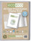 eco-eco Eco128 Porte-vues transparent avec 40 pochettes en plastique Format A5 50% recyclé