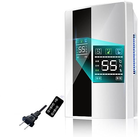 MAYKAR Deshumidificador 22L, Deshumidificador Silencioso, Función Secado De Ropa, Portátil Deshumidificadores De Humedad, Descongelación Automática, Electrico Bajo Consumo Silencioso
