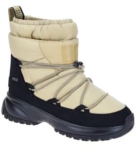 UGG 1131978 Yose Puffer Mid Botas Cordones Elásticos Talla: 39 Color: BEIGE