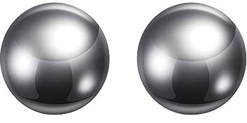 QUARKZMAN 2Stk Präzision Kugeln 25mm Durchmesser 304 Edelstahl für Lager