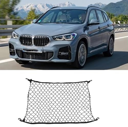 YujieNB Nylon-Kofferraumnetz für BMW X1 F48 2016-2022,Gepäcknetz,elastisches Organizer-Netz,A