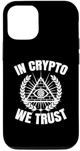Hülle für iPhone 12/12 Pro Wir vertrauen auf Krypto