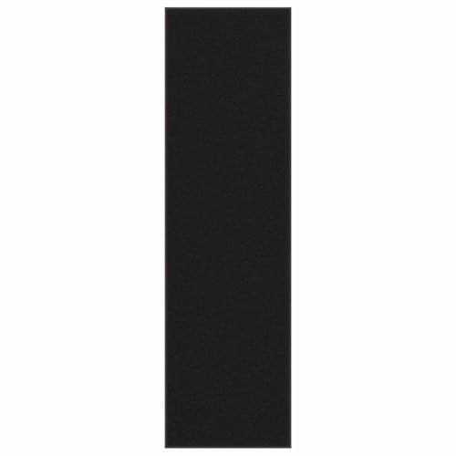 vidaXL Fußmatte Schwarz 115x400 cm, Schmutzfangmatte, Sauberlaufmatte, Haustürmatte, Türmatte, Matte, Willkommensmatte, Outdoor-Türmatte