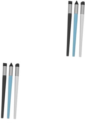 TEHAUX 2sets Oil Pastel Smudge Pen Blending Stick Mixing Stick Retro Oil Lamp 3d Printing Pen Soft Head Stirring Stick Doodle 3d Printer Pen Kit Oil Pastels Sponge Pencil Blender 3pcs*2