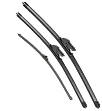 JBPIHZT Wischer Links Front & Heck Wischerblätter-Set Für VW Für T&IGUAN MK2 2017 2018 2019-2023 Windschutzscheibe Scheibenwischer