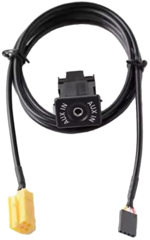 FUANA AUX-Schnittstellen-Adapterkabel, 6-polige Buchse mit 145 cm Kabel für Fiat Grande Punto & 500