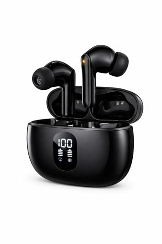 ZZU Wireless Earbuds Bluetooth 5.3 Sport Kopfhörer Stereo Deep Bass Schwarz