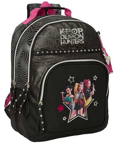 K-Pop Demon Hunters - Energy Schulrucksack für Kinder, ideal für Kinder verschiedener Altersgruppen, bequem und vielseitig, Widerstandsfähigkeit, 32 x 15 x 42 cm