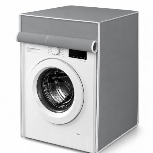 KCOQINA 1 Unidad Funda Lavadora Exterior Impermeable, Cubierta Protectora Para Lavadora, Protección Contra Polvo, Sol Y Agua, 65x75x85 Cm Para Balcón, Terraza O Interior