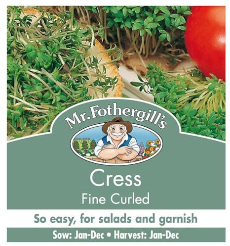 Mr Fothergill's 18292 Vegetable Seeds, CRESS Fine Curled