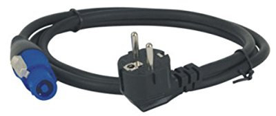 Powercable 1,5m, 3x1,5 mm² Powercon / Schuko