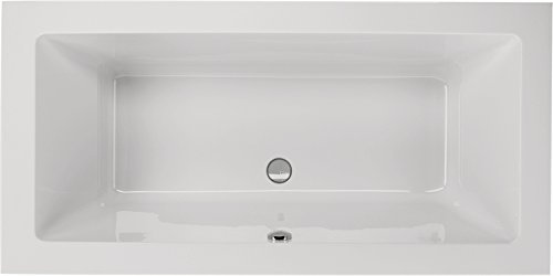 Rechteckwanne Acryl Lupor 180x80x49 cm weiss Badewanne