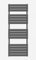 iBathUK Towel Radiator Rail, Flat Panel Towel Warmer, Column Designer Wall Mounted Heated Towel Rail for Bathroom- 1600x600mm, Anthracite