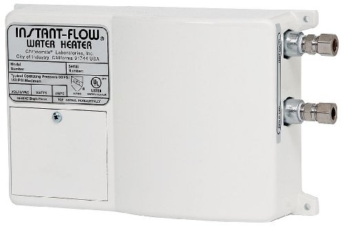 Chronomite SR-20L/208 HTR 208-Volt 20-Amp SR Series Instant-Flow Low Flow Tankless Water Heater by Chronomite