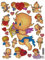 Charo Herzen Liebe Love Armor bunt Aufkleber 18-teilig 1 Blatt 135 mm x 100 mm Sticker Basteln Kinder Party Metallic-Look