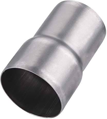 Qiilu 51mm à 60mm Moto Tuyau D'échappement Réducteur Réducteur Muffler Connecteur En Acier Inoxydable