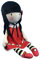 CYP Brands Gorjuss Time to Fly Stoffpuppe, weich und hautfreundlich, Rosa, 65 cm
