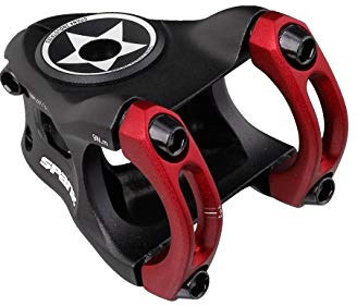 Spank Split Stem MTB/MTB Unisex Adult Stem, Red, 33 mm
