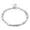 Kim Johanson Edelstahl Damen Fußkettchen *Verschiedene Modelle* in Silber | Fußkette mit Kugeln, Coins & Zirkonia | Fußband Rostfrei & Wasserfest | Frauen Boho Schmuck | Verstellbar inkl Schmuckbeutel