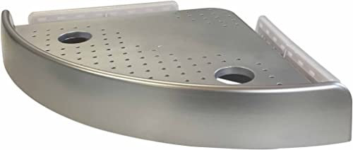 SNAP UP SHELF SILVER L'étagère d'angles argentée idéale pour la salle de bain - Vu à la Télé