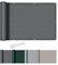 AXT SHADE Brise Vue Balcon 90x500cm HDPE Cache Vue Balcon Protection UV Opaque Résistant aux Contre Vent avec Trous et Serre Câbles pour Exterieur Terrasse-Anthracite