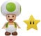 Nintendo - Jakks Super Mario - Grüner Toad mit Stern - 10 cm Figur - Wave 23, 406794