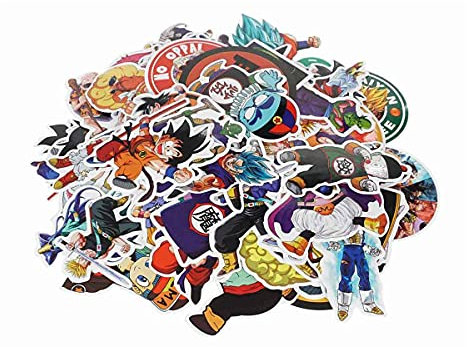 CosplayStudio Son Goku Vinyl Sticker Set mit 100 Stück Aufkleber
