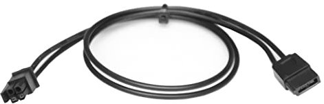 Bolwins L01S - Adaptador de cable mini SATA de 4 pines a 6 pines para unidad SSD de 45 cm, compatible con placa base Lenovo M710 y disco duro