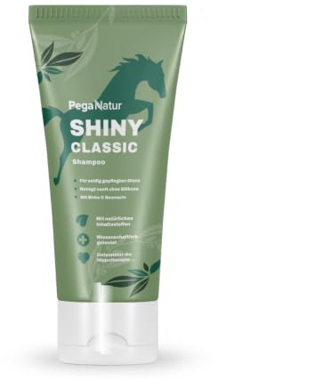 PegaNatur Shiny Classic - Pferde Shampoo - reinigt sanft und effektiv