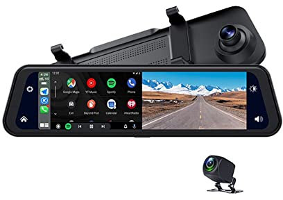 Dashcam Auto Rückspiegel, MoreChioce 11,88 Zoll Rückspiegel Touchscreen Spiegel Dashcam Rückfahrkamera 1080P Autokamera 24h Parkmonitor 2K Auto Dashcam
