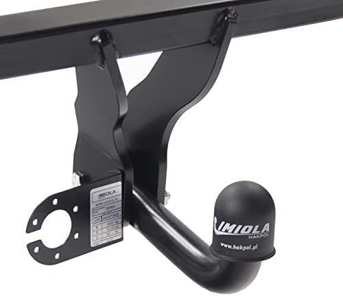 Anhängerkupplung starr mit universalem E-Satz 13-polig für Audi A3 1 I 8L Seat Leon 1 I 1M1 VW Bora 1 I Golf 4 IV