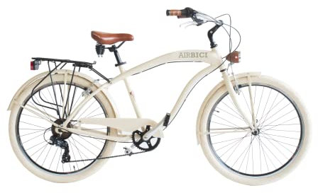 Airbici Cruiser-Fahrräder für Männer (Beige)