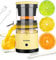 Presse Agrume Electrique Extracteur Jus USB Chargement pour Citron, Orange | 45 W | bec Anti-gouttes | Haut rendement | Portable