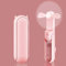 Handheld Portable Fan, 3 In 1, Mini Hand Fan, Portable USB Rechargeable, Small Pocket Fan, Battery Operated Fan [15 – 24 Working Hours], Foldable, Desk Fan, Backup Power Bank (Pink)