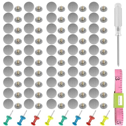 Yeeliv 100 PCS Bouton d’Outils de Toit de Voiture, Boucle de Toit de Voiture, Rivets de Réparation de Toit de Voiture avec Toutes les Voitures