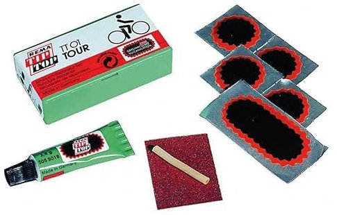 Rema TipTop Set 25 Parches Tubeless Tip-Top A3 3 Mm Accessoires vélo Mixte, Multicolore, Taille Unique